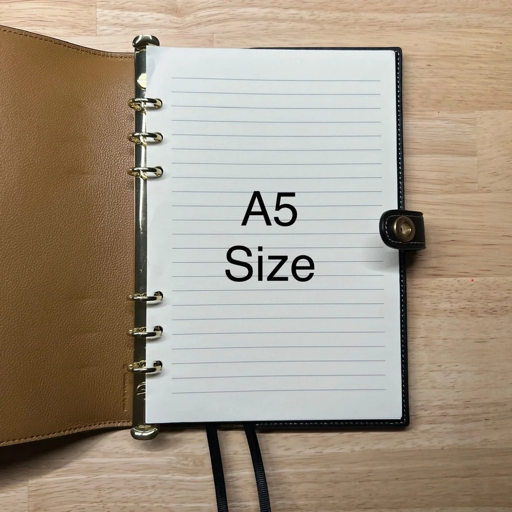 Silver ✨ COACH A5 Binder Adapter Insert for Converting to Planners and Agendas